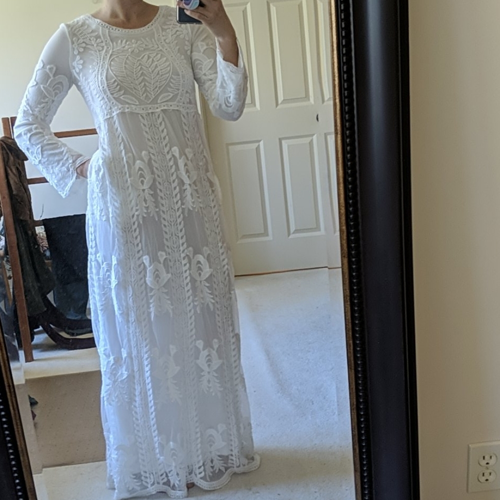 White Lace Dress